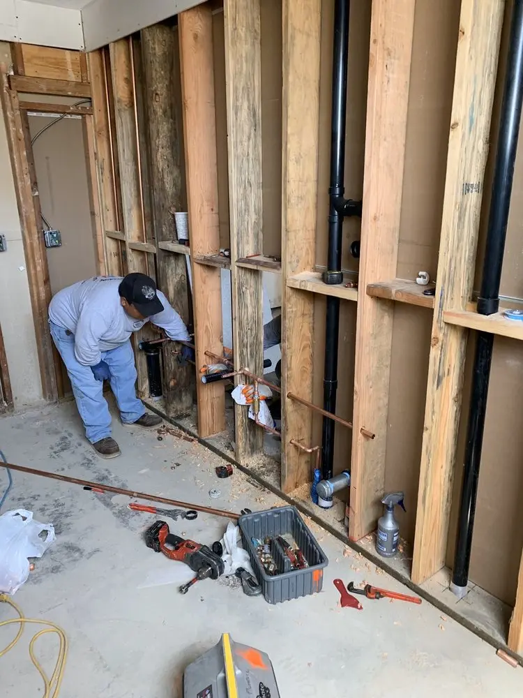 Commercial rough-in plumbing for Trenchless Sewer Repair in Frederica